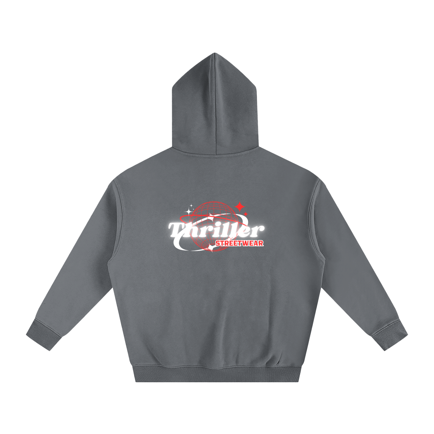 “Thriller Streetwear” Oversize Fleeced Hoodie
