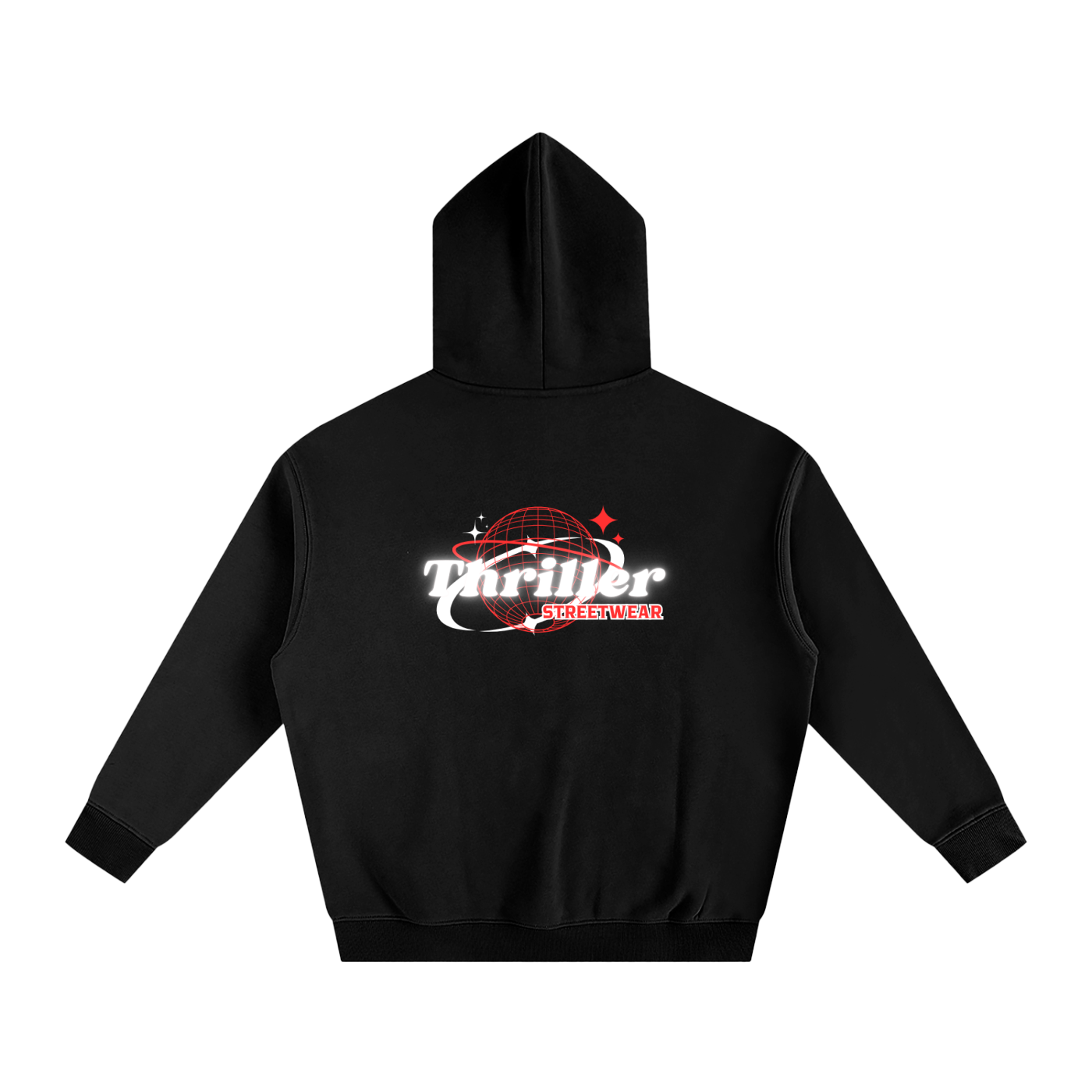 “Thriller Streetwear” Oversize Fleeced Hoodie