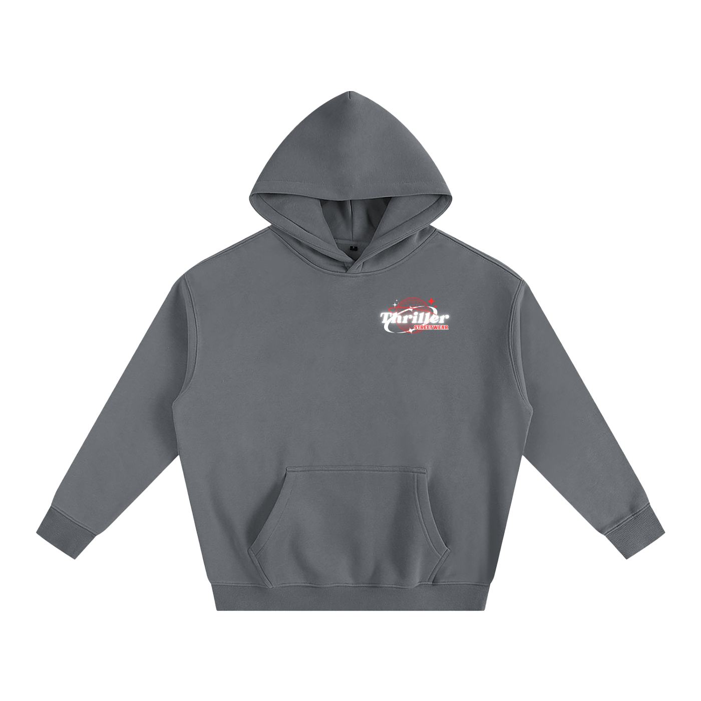 “Thriller Streetwear” Oversize Fleeced Hoodie