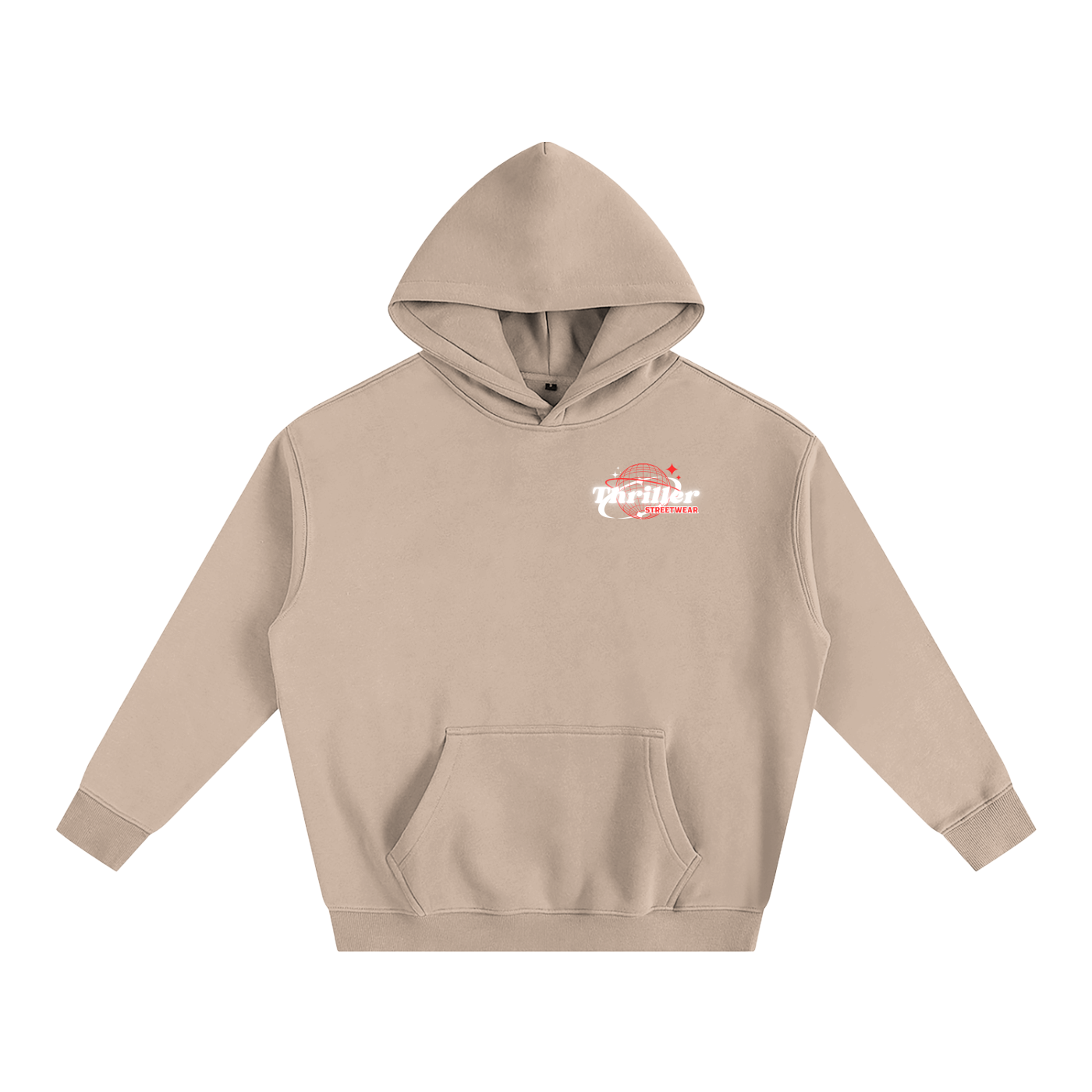 “Thriller Streetwear” Oversize Fleeced Hoodie