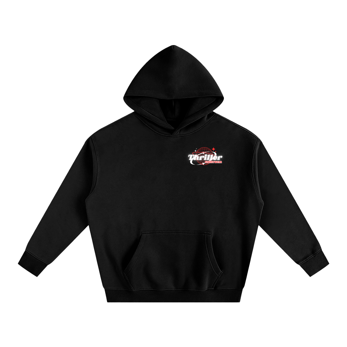 “Thriller Streetwear” Oversize Fleeced Hoodie