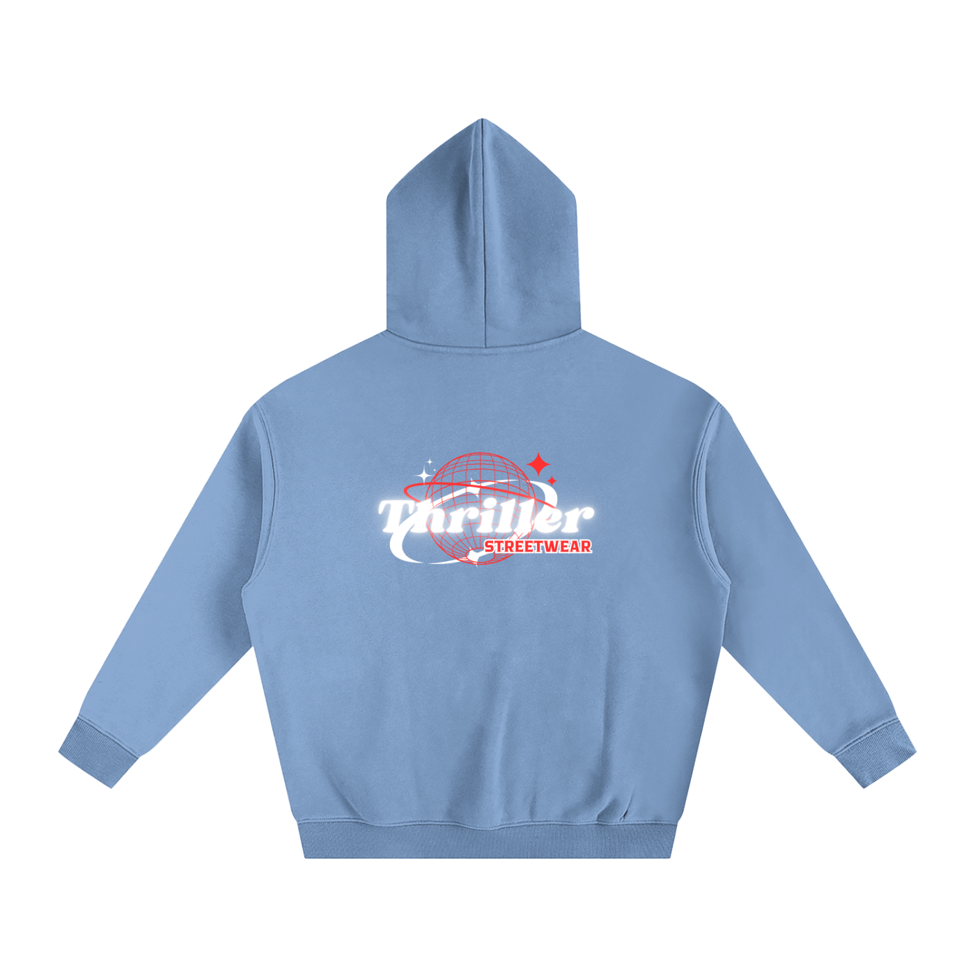 “Thriller Streetwear” Oversize Fleeced Hoodie
