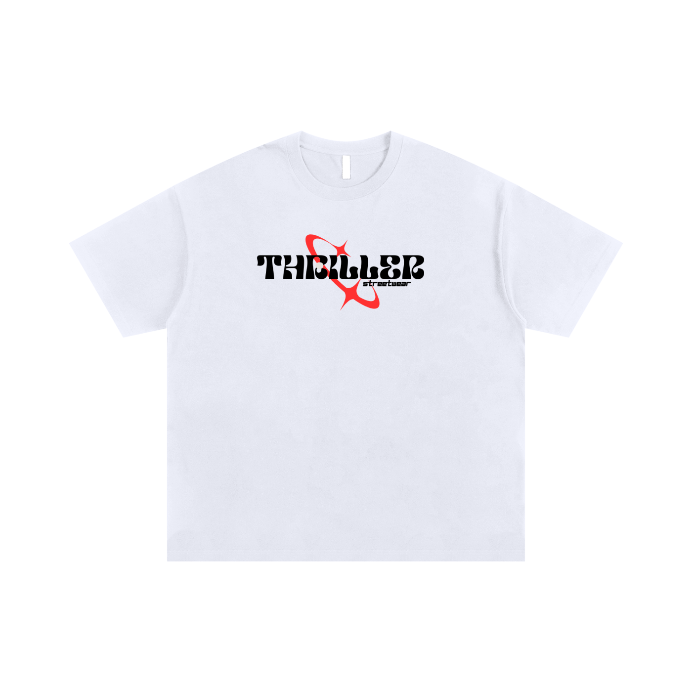“Thriller Streetwear” Oversized Cotton T-Shirt