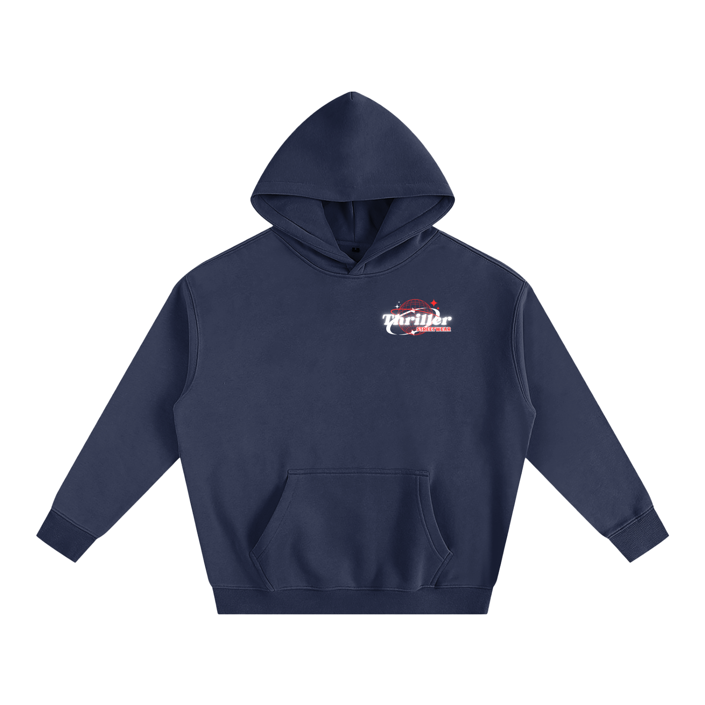 “Thriller Streetwear” Oversize Fleeced Hoodie